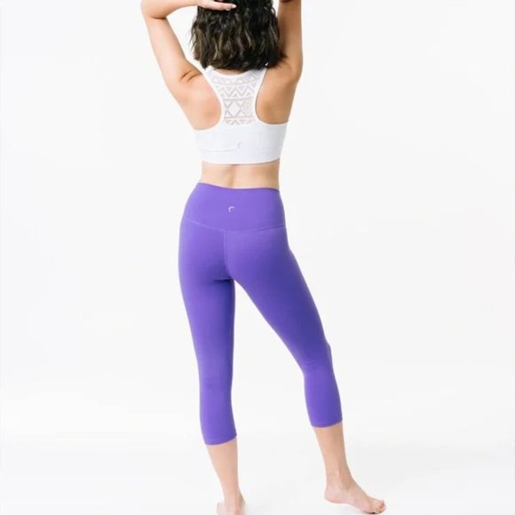Zyia Active Purple Ascend Hi-Rise Capri 7/8 20” 4